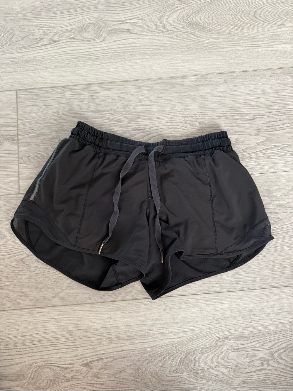 lululemon athletica Black Running Shorts with Drawstring